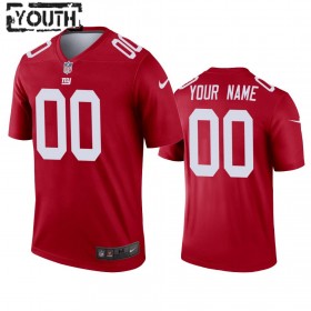 Camiseta Niño NFL New York Giants Personalizar Rojo Inverted Legend